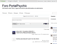 Tablet Screenshot of foro.portalpsychic.com